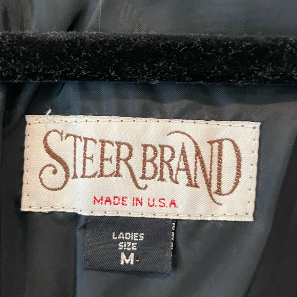 Vintage Steer Brand Suede Lined Vest - Picture 2 of 4